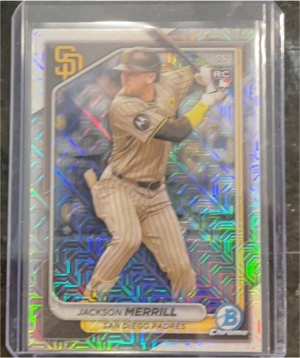 2024 Bowman Chrome #27 Jackson Merrill — front