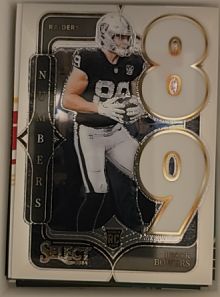 2024 Panini Select #89 Bo Brock Bowers — front