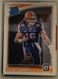 2021 Panini Chronicles Donruss Optic Draft Picks Rated Rookie #201 Trevor Lawrence — front
