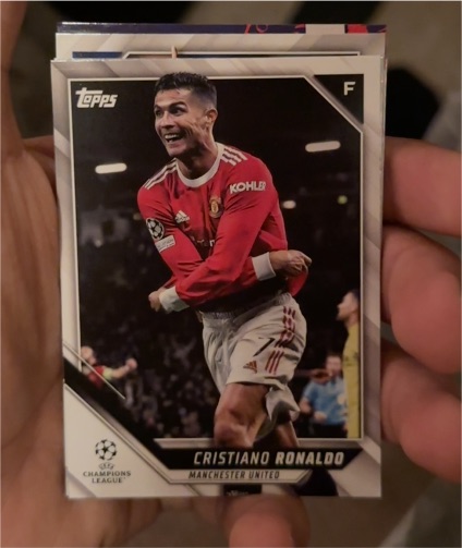 2021-22 Topps UEFA Champions League #100 Cristiano Ronaldo — front