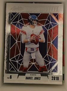 2024 Panini Absolute #DD-DJS Daniel Jones Draft Diamonds — front