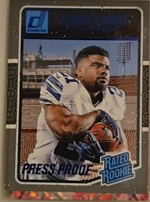 2016 Donruss #368 Ezekiel Elliott — front