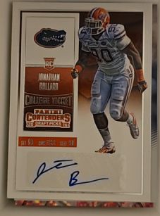 2016 Panini Contenders Draft Picks #204 Jonathan Bullard Auto RC — front
