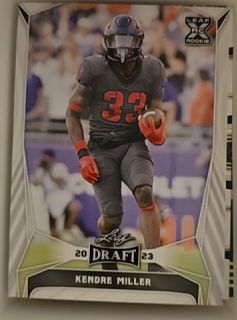 2023 Leaf Draft #58 Kendre Miller — front