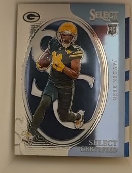 2023 Panini Select #CRO-JRE Jayden Reed — front