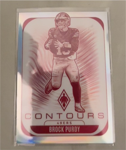 2025 Panini Phoenix #28 Brock Purdy Contours — front