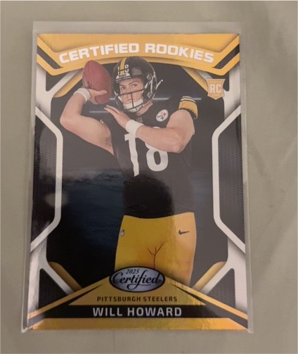 2025 Panini Certified Rookies #CRK-WHD Will Howard — front