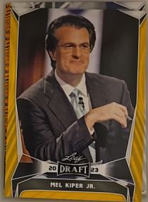2023 Leaf Draft #25 Mel Kiper Jr. — front