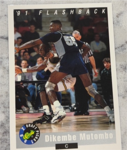 1992 Classic Draft Picks #98 Dikembe Mutombo — front