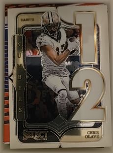 2024 Panini Select #13 Chris Olave Select Numbers — front