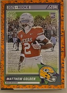 2025 Panini Score #56 Matthew Golden — front