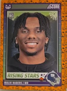 2024 Panini Score-A-Treat #37 Malik Nabers Rising Stars — front