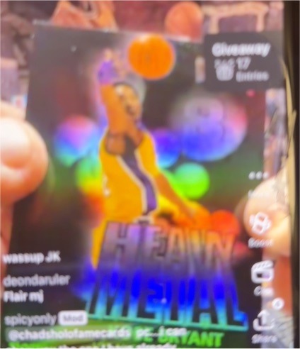 2020 Panini Heavy Metal #17 LeBron James — front