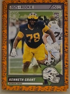 2025 Panini Score #33 Kenneth Grant — front