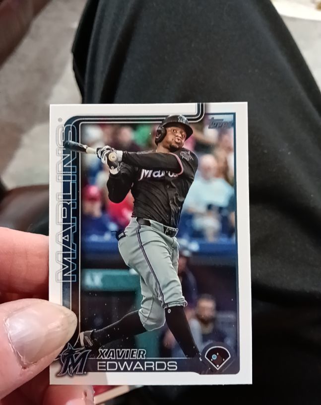 2025 Topps Series 1 #258 Xavier Edwards — front