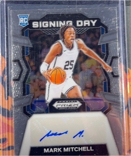 2024 Panini Prizm Draft Picks Signing Day #SD-MIT Mark Mitchell — front
