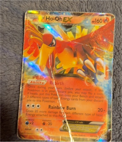 2012 Pokémon BW Dragons Exalted #22 Ho-Oh EX — front