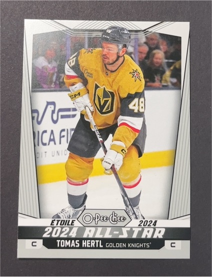 2024-25 O-Pee-Chee 2024 All-Star #540 Tomas Hertl — front