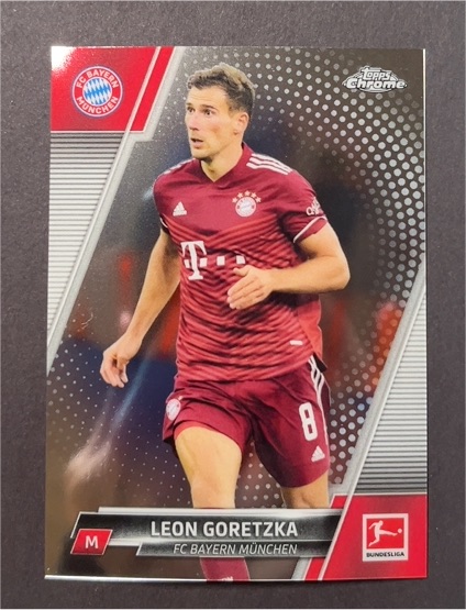 2021-22 Topps Chrome Bundesliga #86 Leon Goretzka — front