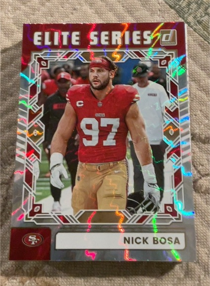 2025 Donruss The Elite Series #TES-NBO Nick Bosa — front