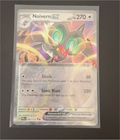 2021 Pokémon TCG Prismatic Evolutions #091 Noivern EX — front