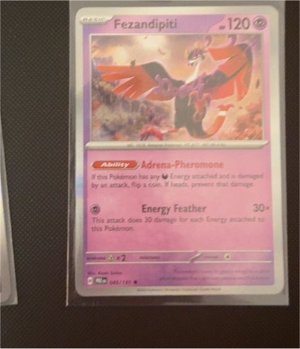 2025 Pokémon Prismatic Evolutions #045 Fezandipiti — front