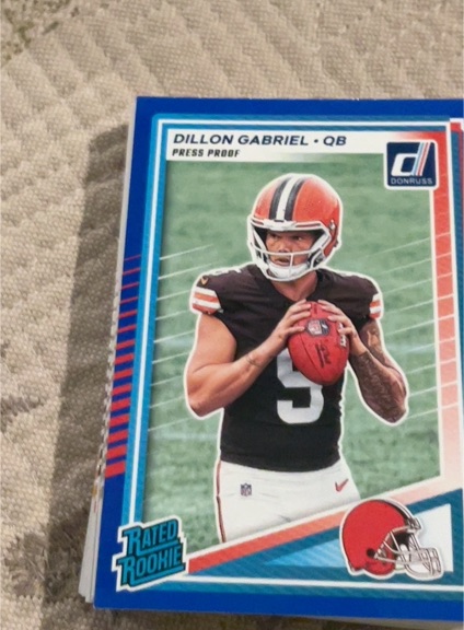 2025 Donruss #316 Dillon Gabriel Rated Rookie Cleveland Browns — front