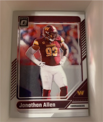 2024 Panini Donruss Optic #200 Jonathan Allen — front