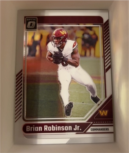 2024 Panini Donruss Optic #195 Brian Robinson Jr. — front