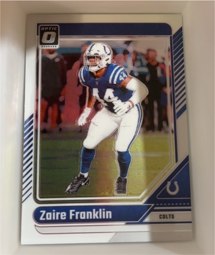 2024 Panini Donruss Optic #87 Zaire Franklin — front