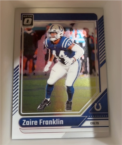 2024 Donruss Optic #87 Zaire Franklin — front
