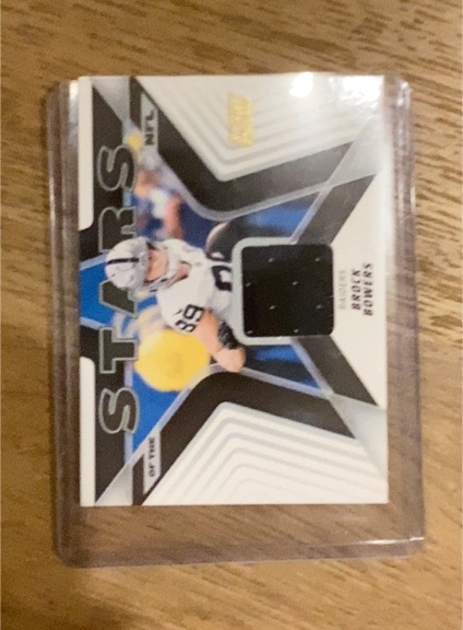 2025 Score Stars of the NFL #SNJ-BBS Brock Bowers — front