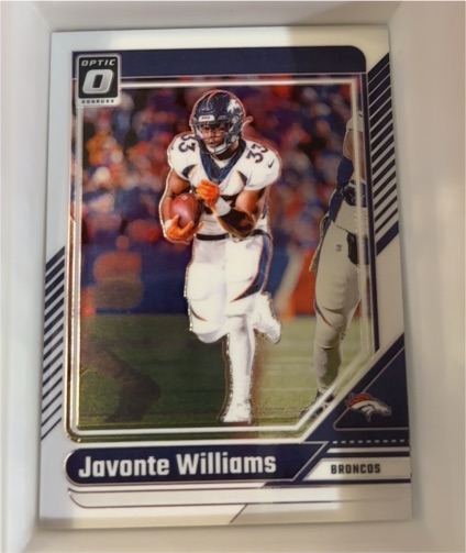 2024 Panini Donruss Optic #58 Javonte Williams — front
