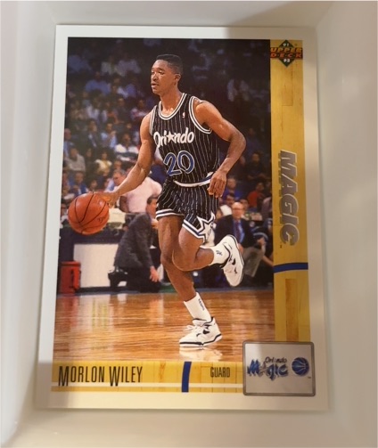 1991-92 Upper Deck #26 Morlon Wiley — front