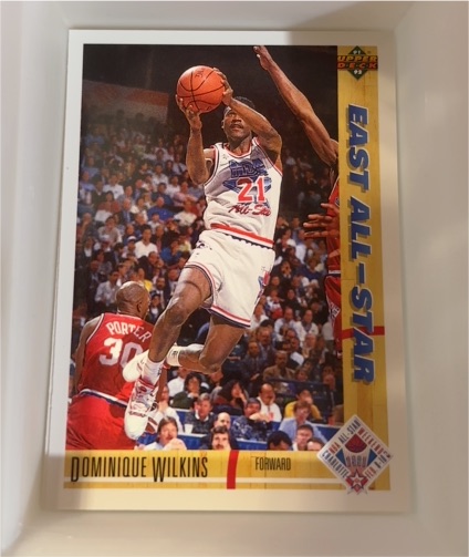 1991-92 Upper Deck #66 Dominique Wilkins — front