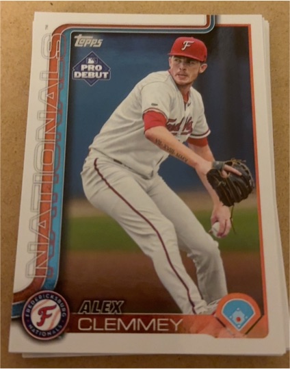 2025 Topps Pro Debut #PD-14 Alex Clemmey — front