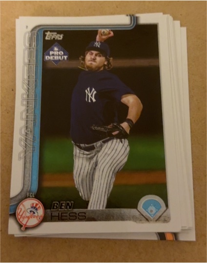 2025 Topps Pro Debut #PD-186 Ben Hess — front