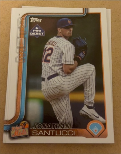 2025 Topps Pro Debut #PD-150 Jonathan Santucci — front