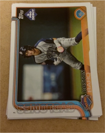 2025 Topps Pro Debut #PD-182 Boston Baro — front