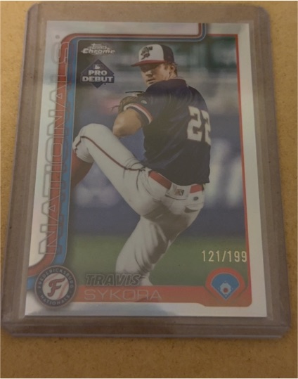 2025 Topps Chrome Pro Debut #PDC-8 Travis Sykora — front