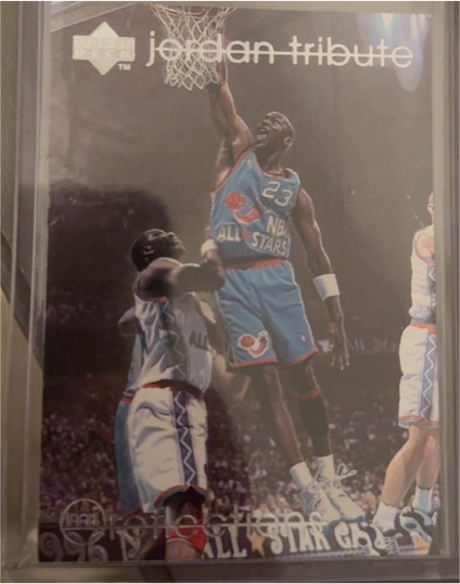 1997 Upper Deck Tribute #MJ84 Michael Jordan — front