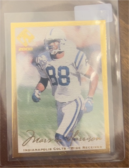 2000 Pacific Private Stock #38 Marvin Harrison — front