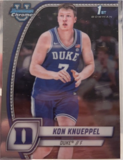 2024-25 Bowman Chrome University #48 Kon Knueppel — front