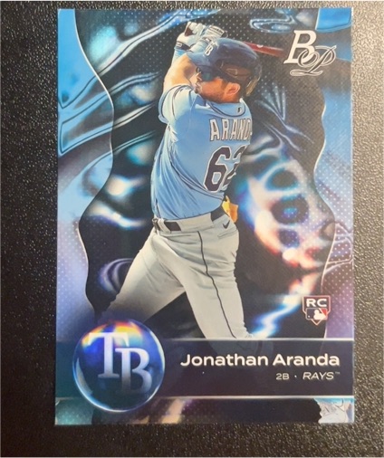 2023 Bowman Platinum #80 Jonathan Aranda — front