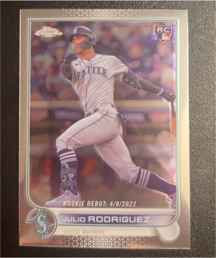 2022 Topps Chrome Update #USC165 Julio Rodriguez Rookie Debut — front
