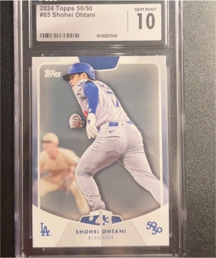 2024 Topps 50/50 #85 Shohei Ohtani — front