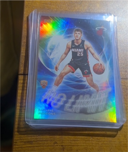 2025-26 Topps No Limit #NL-20 Kasparas Jakucionis — front