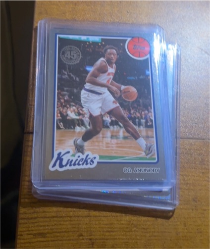 2025 Topps Basketball #80BK-33 OG Anunoby — front