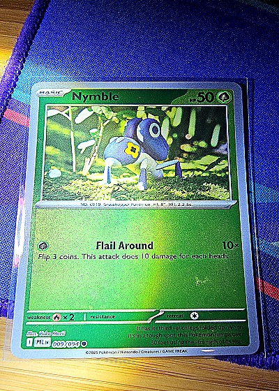 2025 Pokemon ME02 Phantasmal Flames #009 Nymble — front