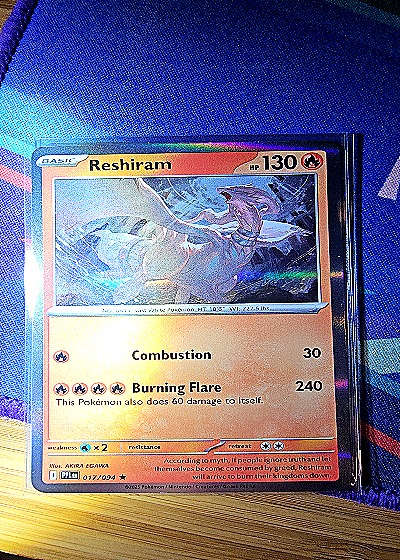 2015 Pokémon Black & White Plasma Freeze #17 Reshiram — front